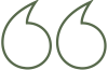 comillas verdes oscuro